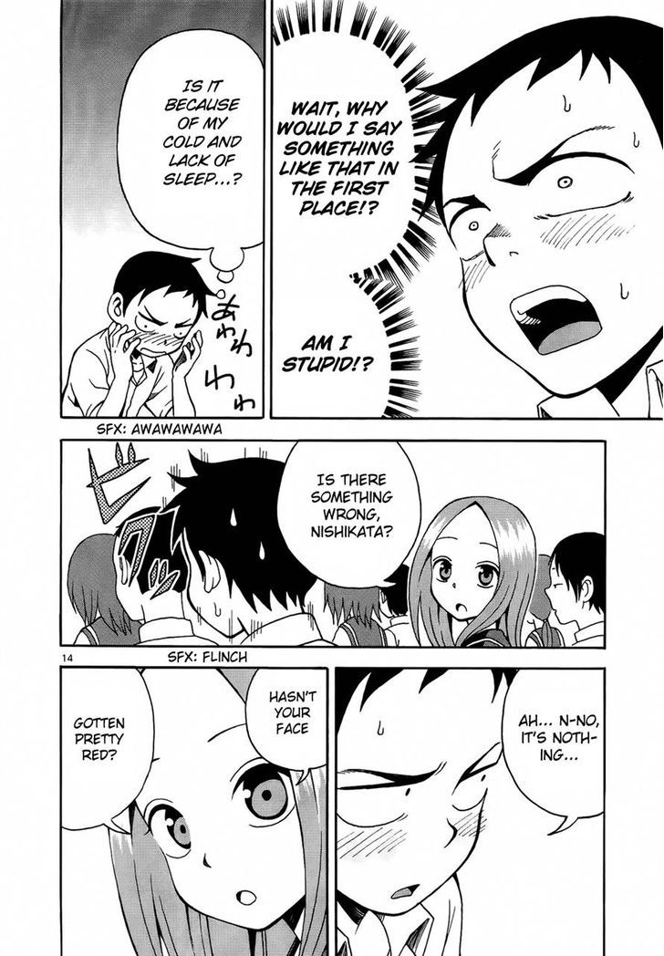 Karakai Jouzu No Takagi-San - Vol.1 Chapter 8 : Cold