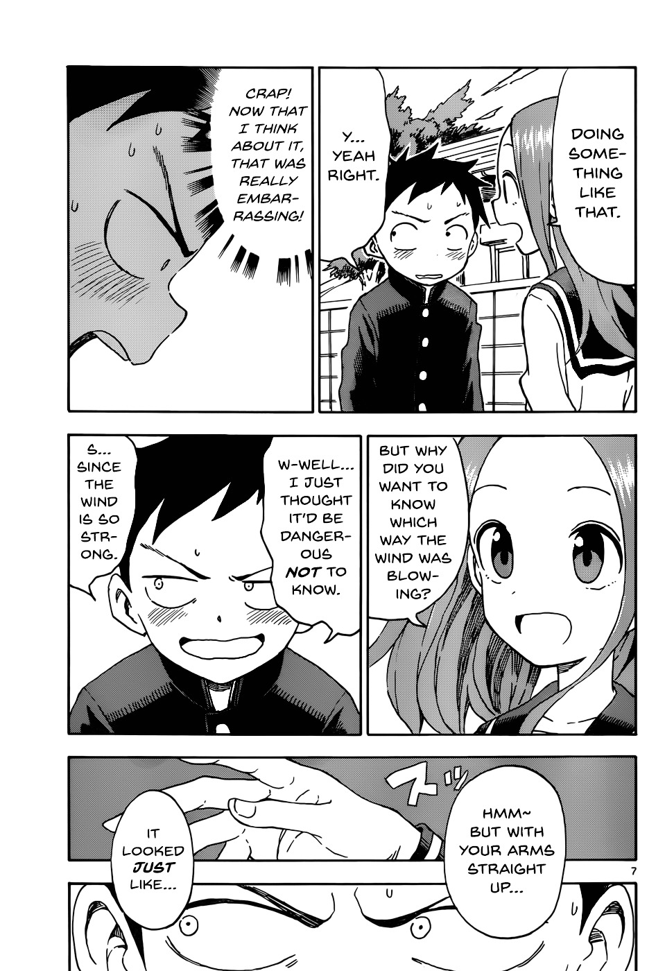 Karakai Jouzu No Takagi-San - Chapter 40 : Typhoon