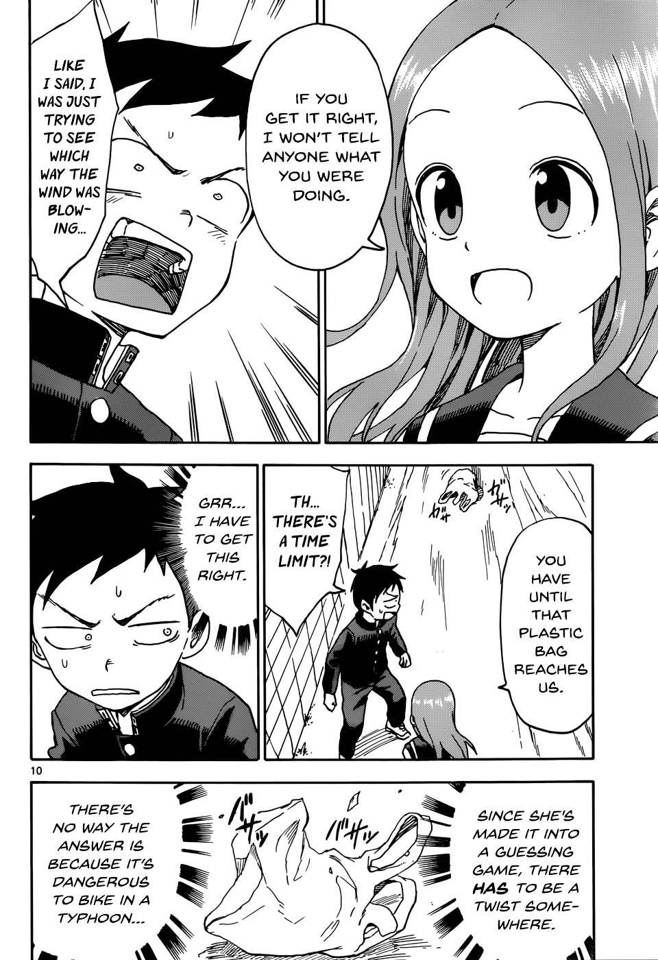 Karakai Jouzu No Takagi-San - Chapter 40 : Typhoon