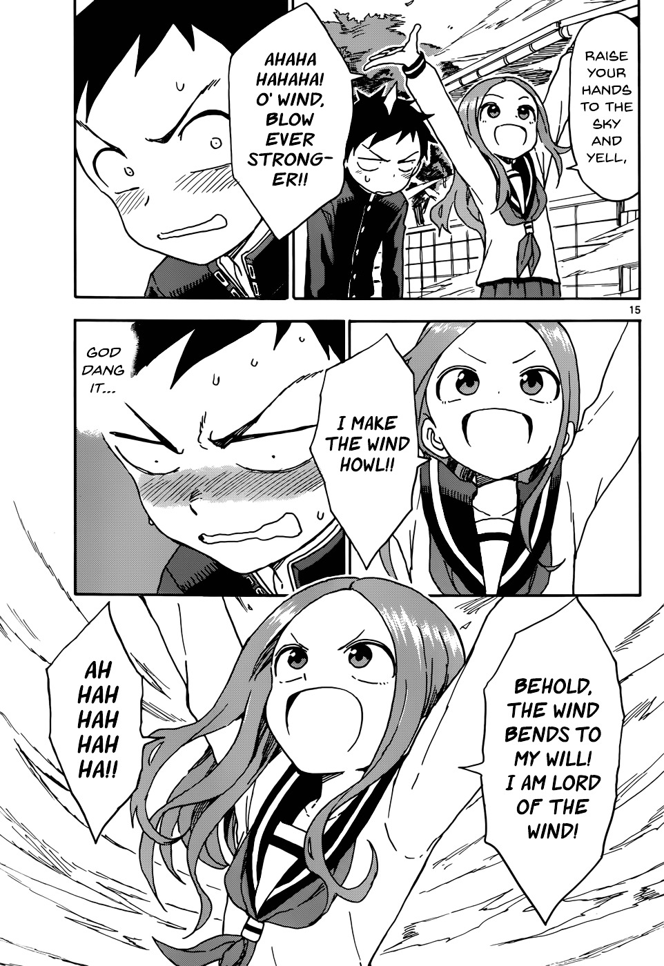 Karakai Jouzu No Takagi-San - Chapter 40 : Typhoon