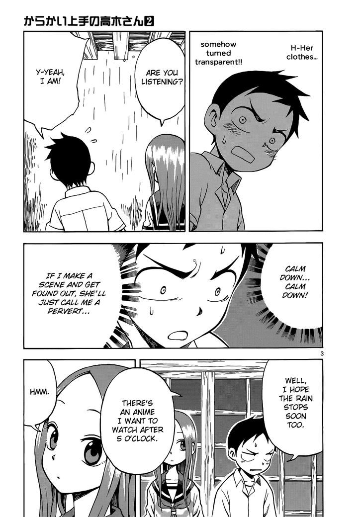 Karakai Jouzu No Takagi-San - Vol.2 Chapter 10 : Rain Shelter