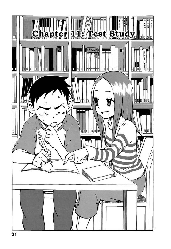 Karakai Jouzu No Takagi-San - Vol.2 Chapter 11 : Test Study