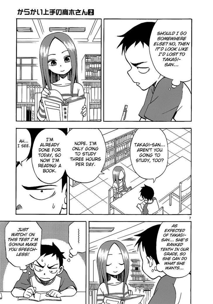 Karakai Jouzu No Takagi-San - Vol.2 Chapter 11 : Test Study