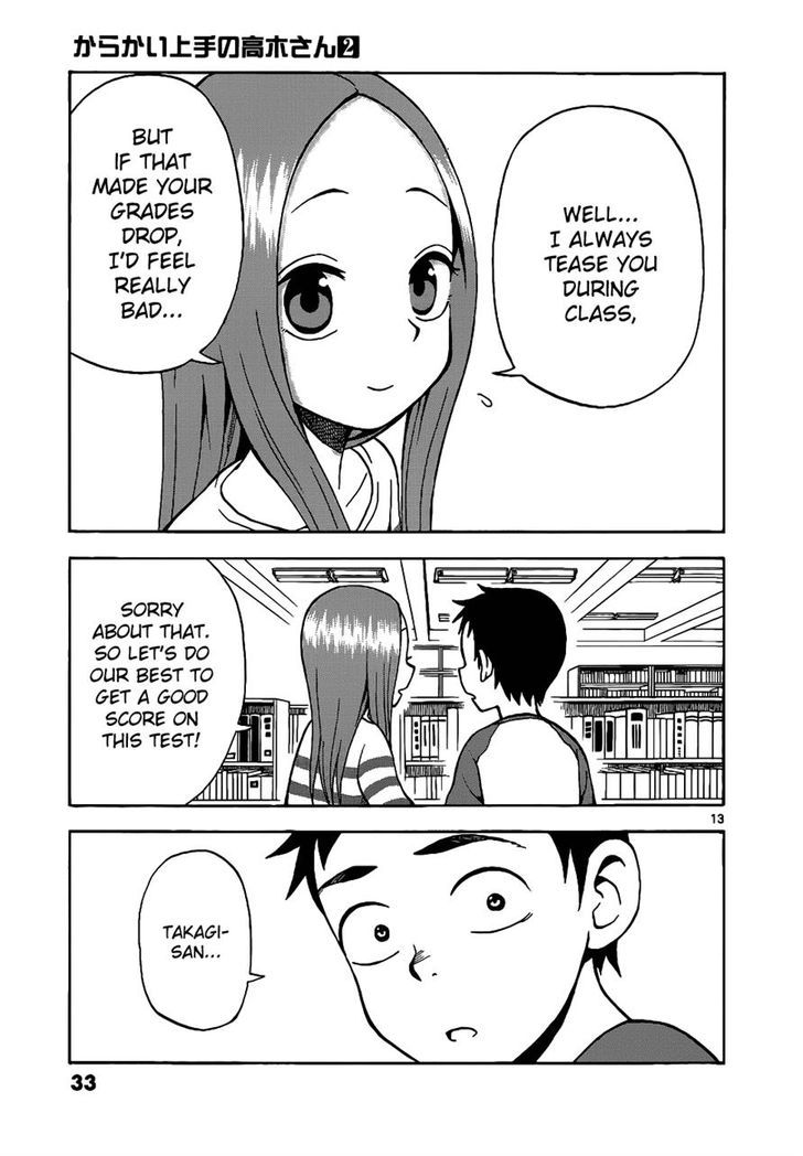 Karakai Jouzu No Takagi-San - Vol.2 Chapter 11 : Test Study