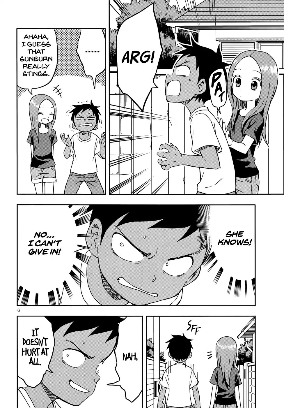 Karakai Jouzu No Takagi-San - Chapter 92: Sunburn