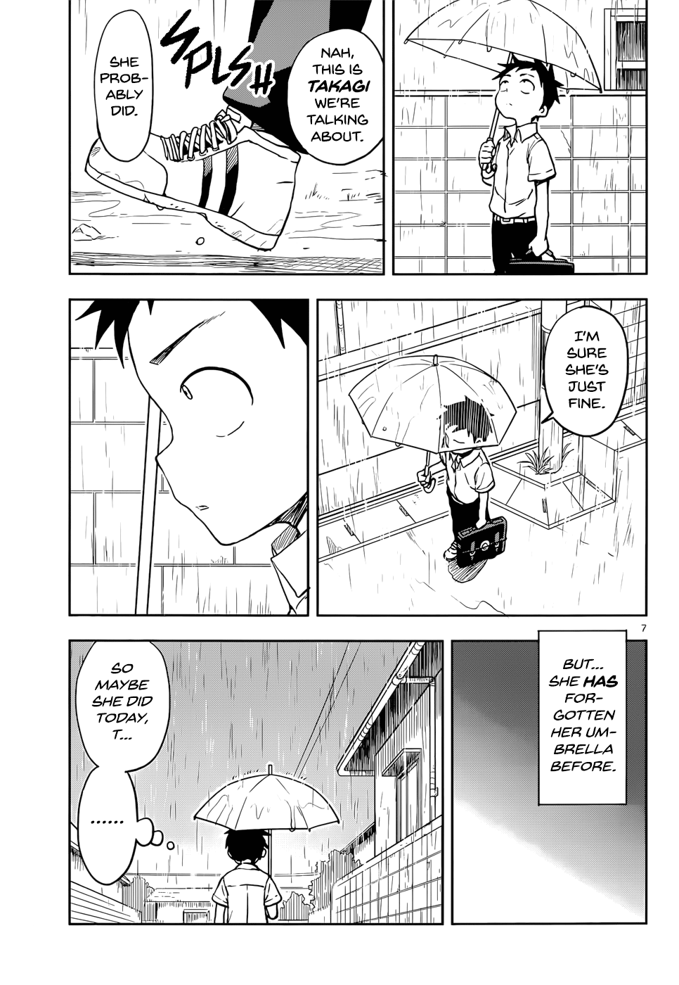 Karakai Jouzu No Takagi-San - Chapter 120: Rain