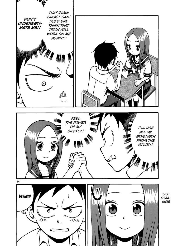 Karakai Jouzu No Takagi-San - Vol.2 Chapter 16 : Arm Wrestling