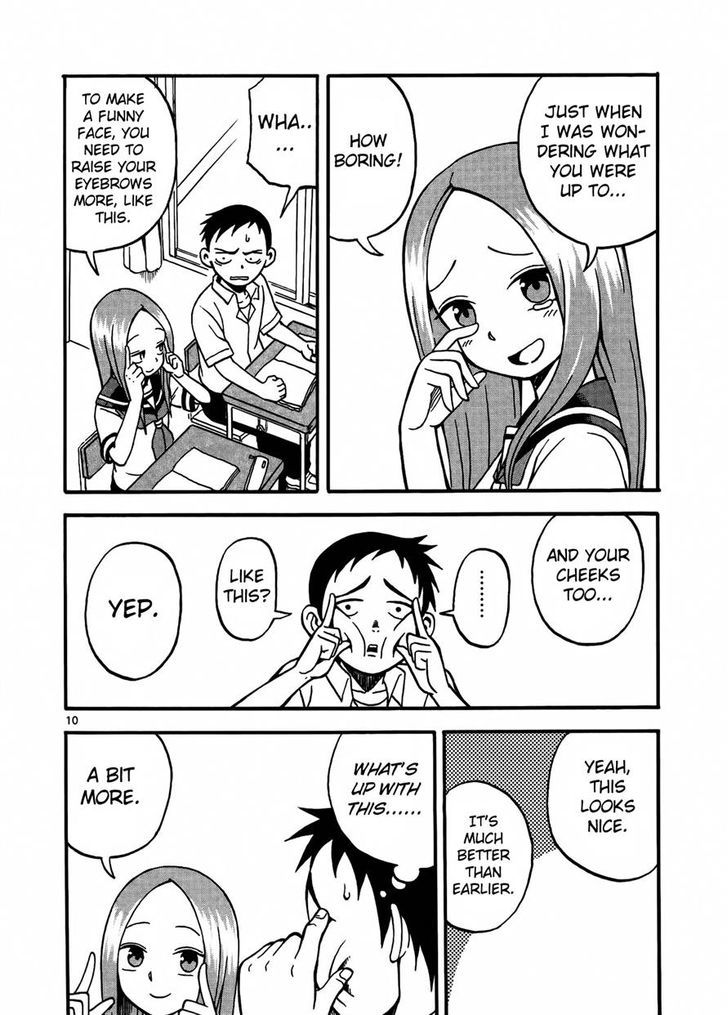 Karakai Jouzu No Takagi-San - Vol.1 Chapter 3 : Making Faces