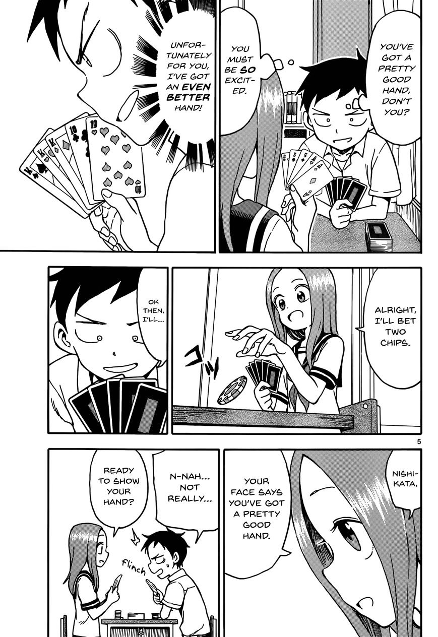 Karakai Jouzu No Takagi-San - Chapter 33 : Poker