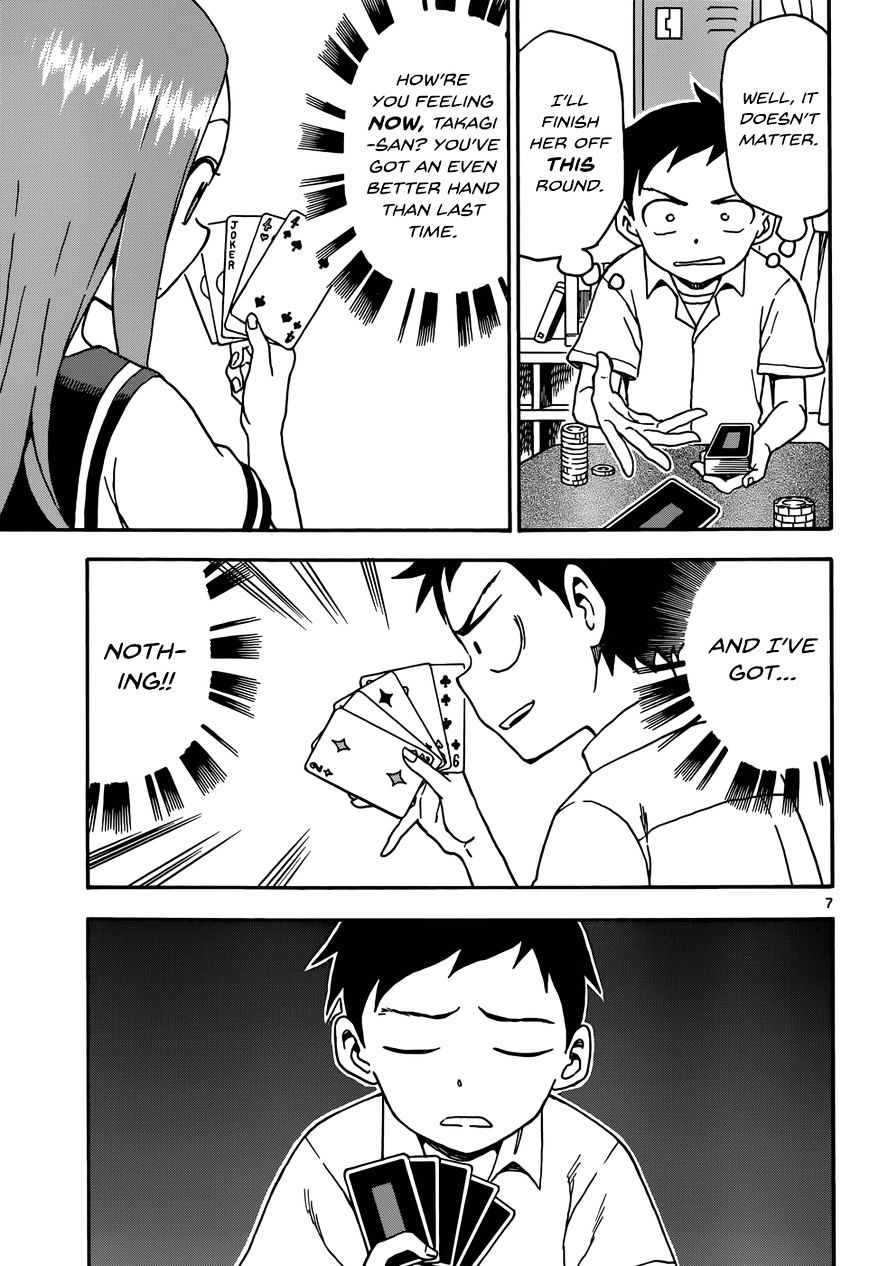 Karakai Jouzu No Takagi-San - Chapter 33 : Poker