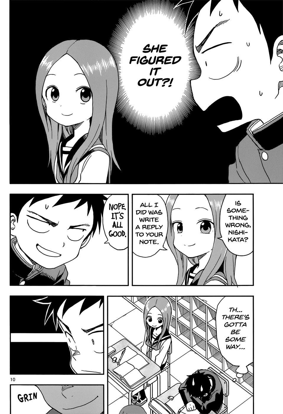 Karakai Jouzu No Takagi-San - Chapter 84: Vertical Text