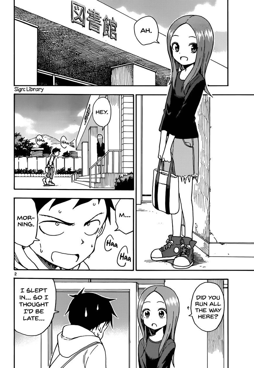 Karakai Jouzu No Takagi-San - Chapter 55 : T-Shirt