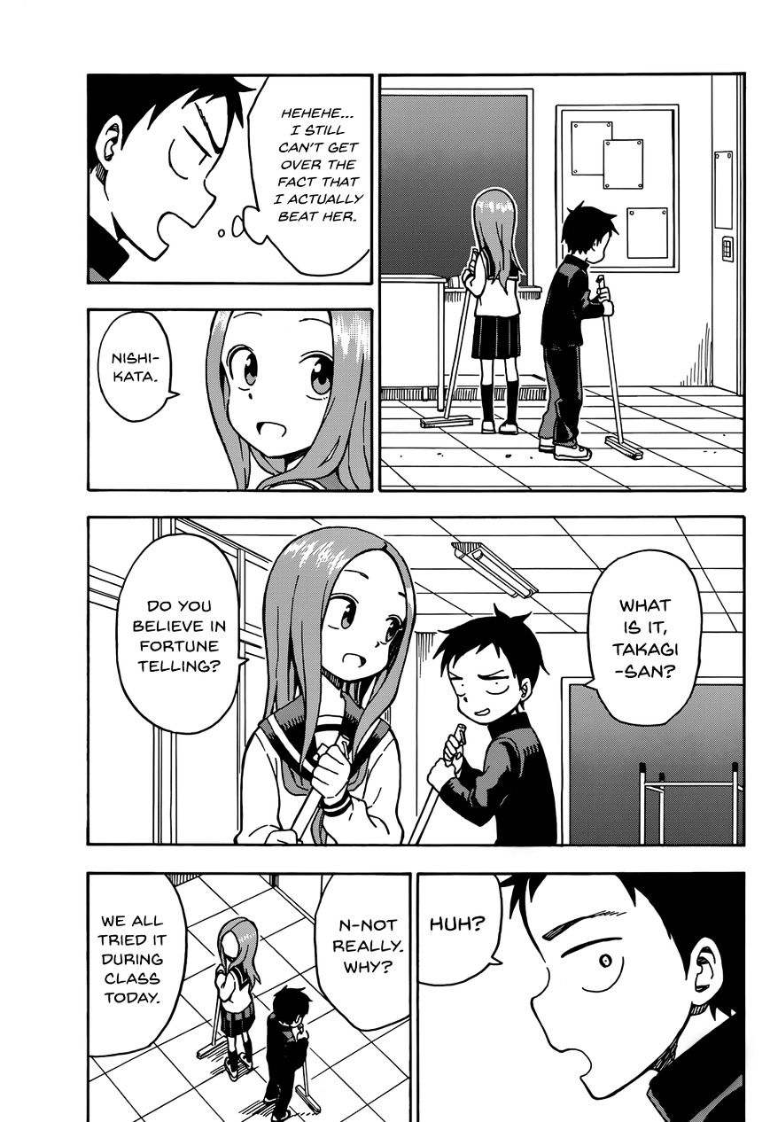 Karakai Jouzu No Takagi-San - Chapter 29 : Fortune Telling