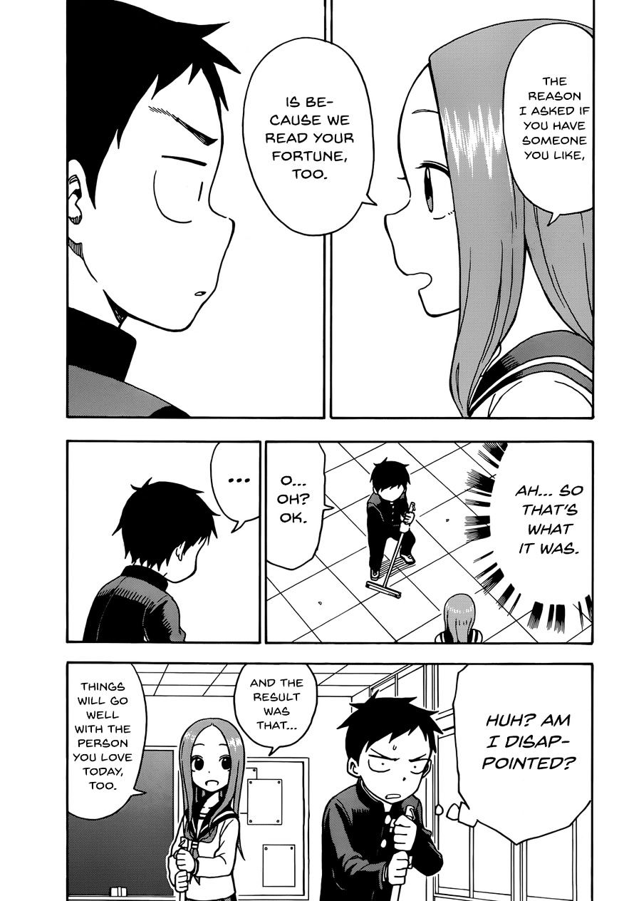 Karakai Jouzu No Takagi-San - Chapter 29 : Fortune Telling