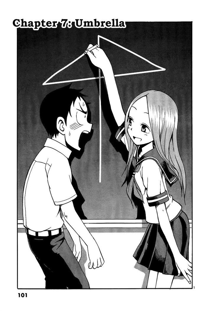 Karakai Jouzu No Takagi-San - Vol.1 Chapter 7 : Umbrella