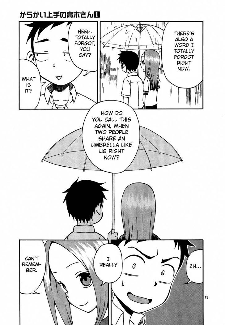 Karakai Jouzu No Takagi-San - Vol.1 Chapter 7 : Umbrella