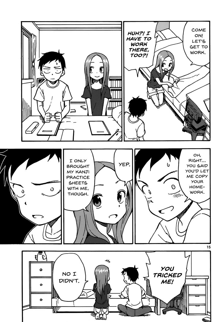 Karakai Jouzu No Takagi-San - Chapter 28 : His Room