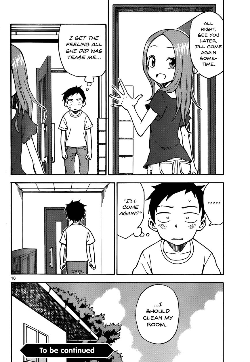 Karakai Jouzu No Takagi-San - Chapter 28 : His Room