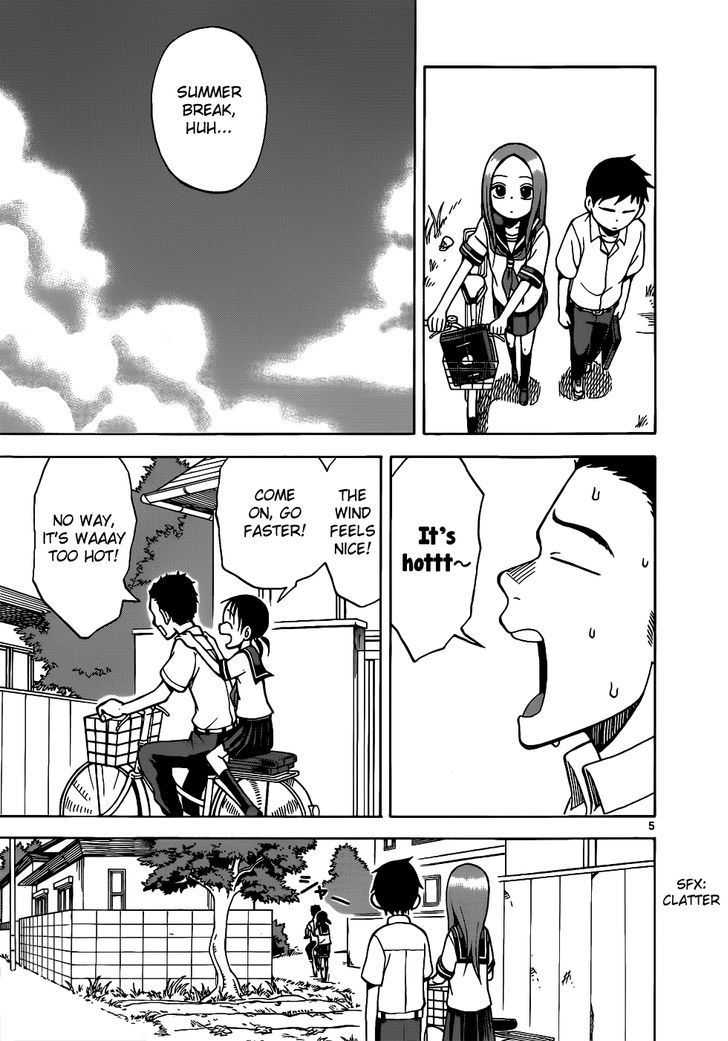 Karakai Jouzu No Takagi-San - Vol.2 Chapter 15 : Riding Together