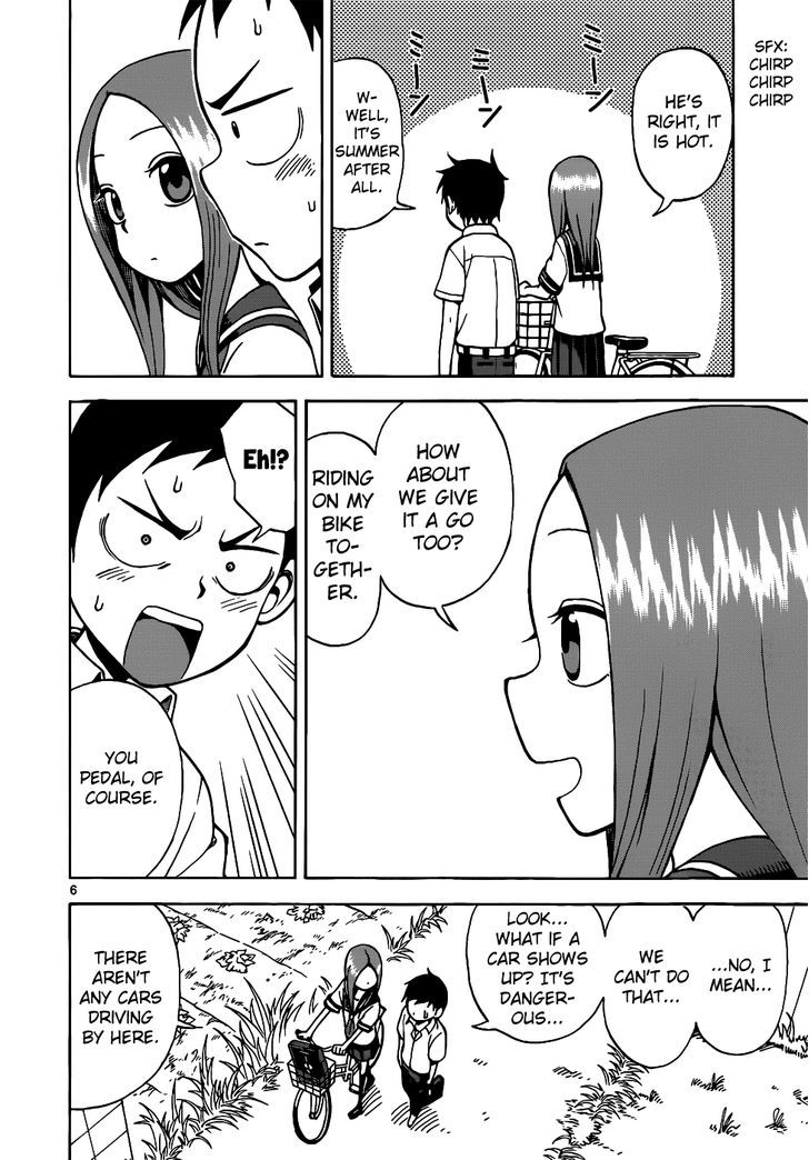 Karakai Jouzu No Takagi-San - Vol.2 Chapter 15 : Riding Together