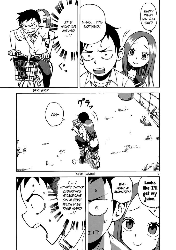 Karakai Jouzu No Takagi-San - Vol.2 Chapter 15 : Riding Together