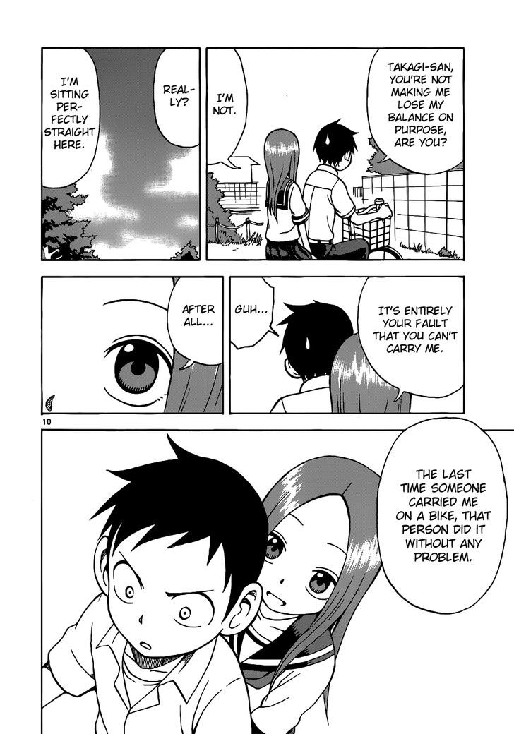 Karakai Jouzu No Takagi-San - Vol.2 Chapter 15 : Riding Together