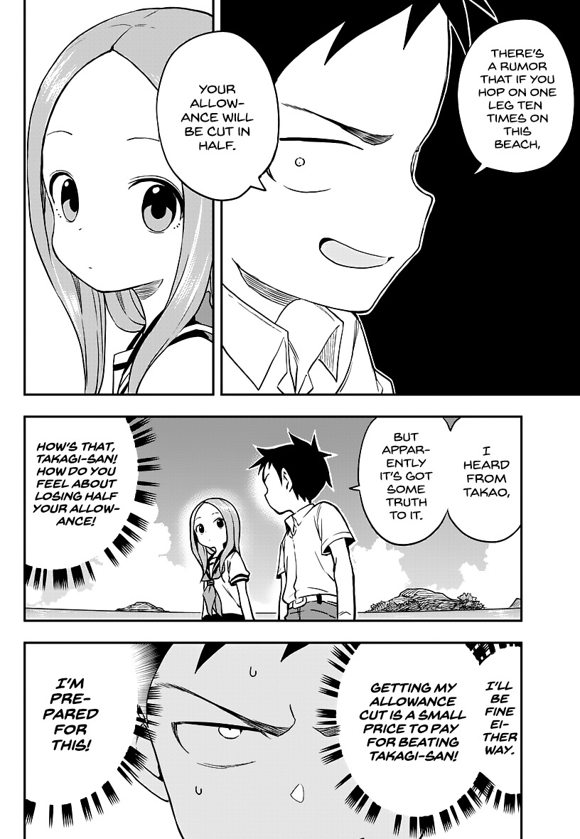 Karakai Jouzu No Takagi-San - Chapter 164: Hopping