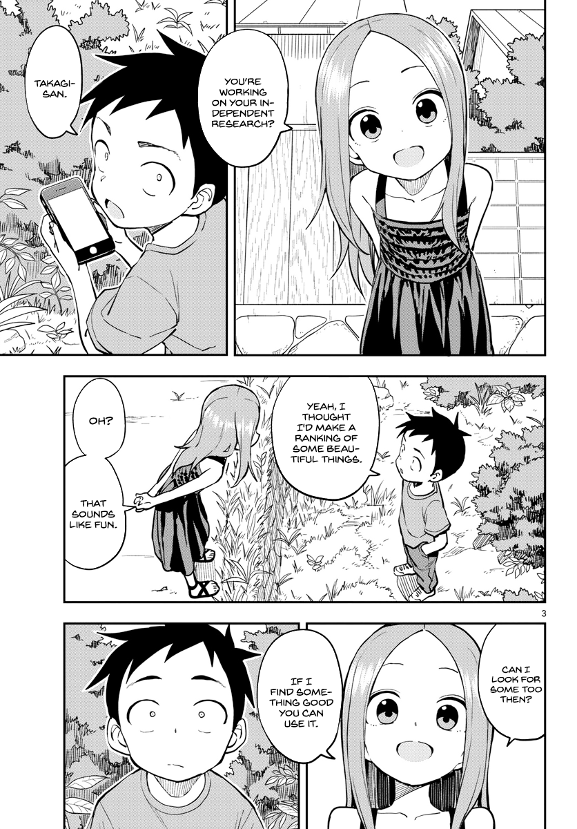 Karakai Jouzu No Takagi-San - Chapter 158: Ch. 158 - Beautiful Things