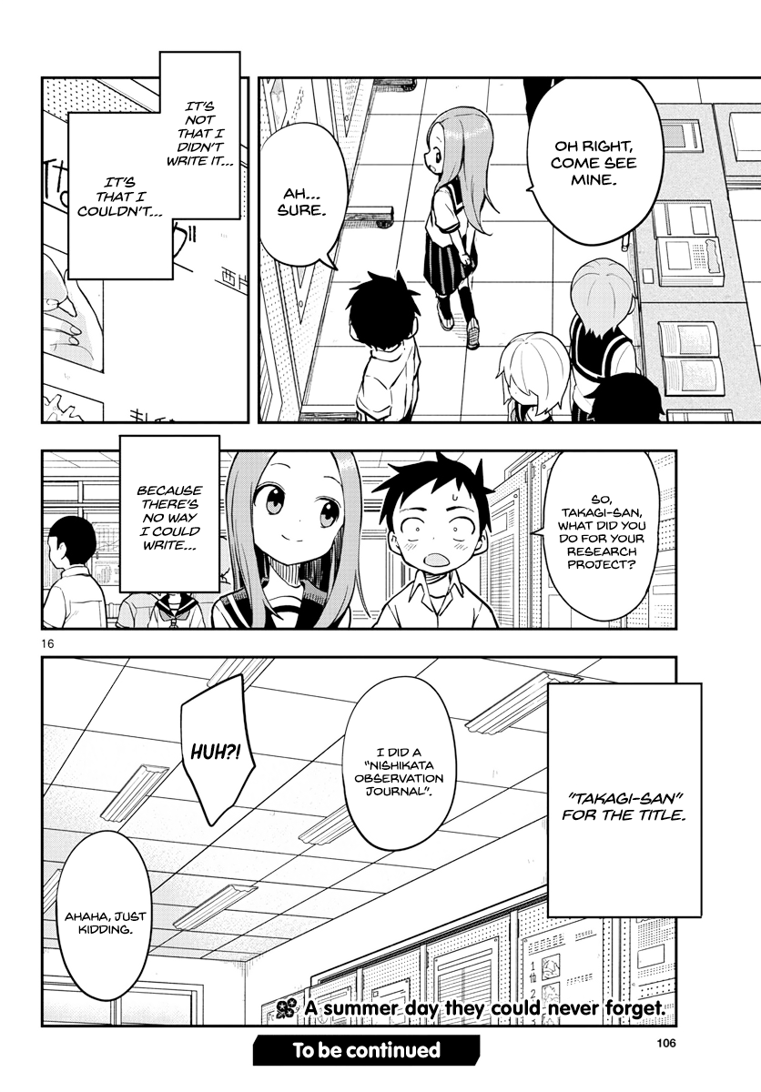 Karakai Jouzu No Takagi-San - Chapter 158: Ch. 158 - Beautiful Things