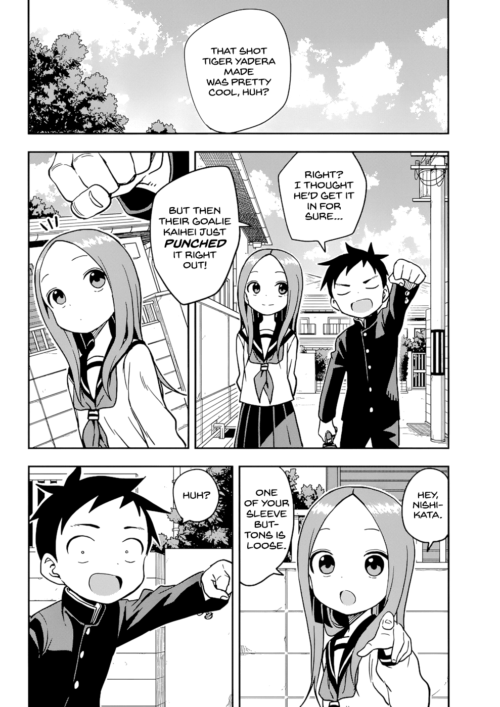 Karakai Jouzu No Takagi-San - Chapter 152: Button