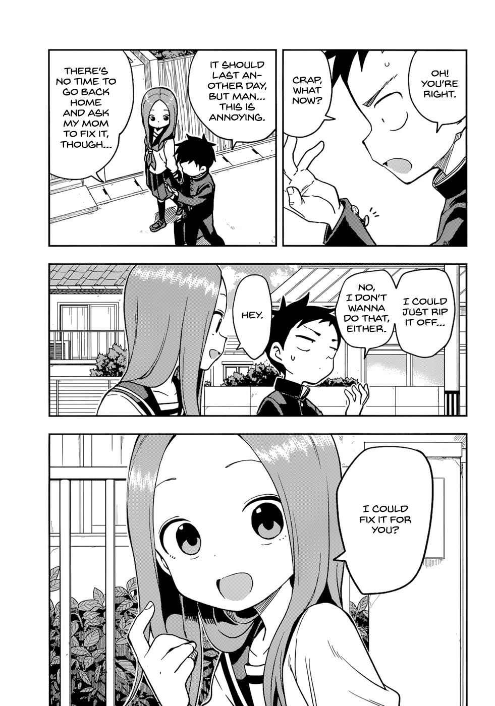 Karakai Jouzu No Takagi-San - Chapter 152: Button