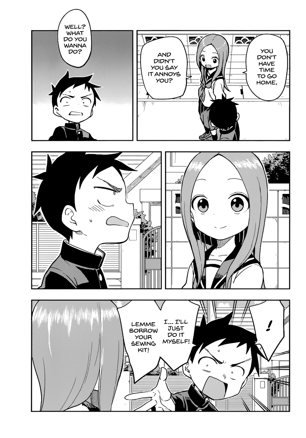 Karakai Jouzu No Takagi-San - Chapter 152: Button