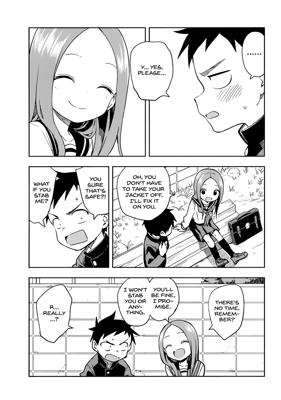 Karakai Jouzu No Takagi-San - Chapter 152: Button