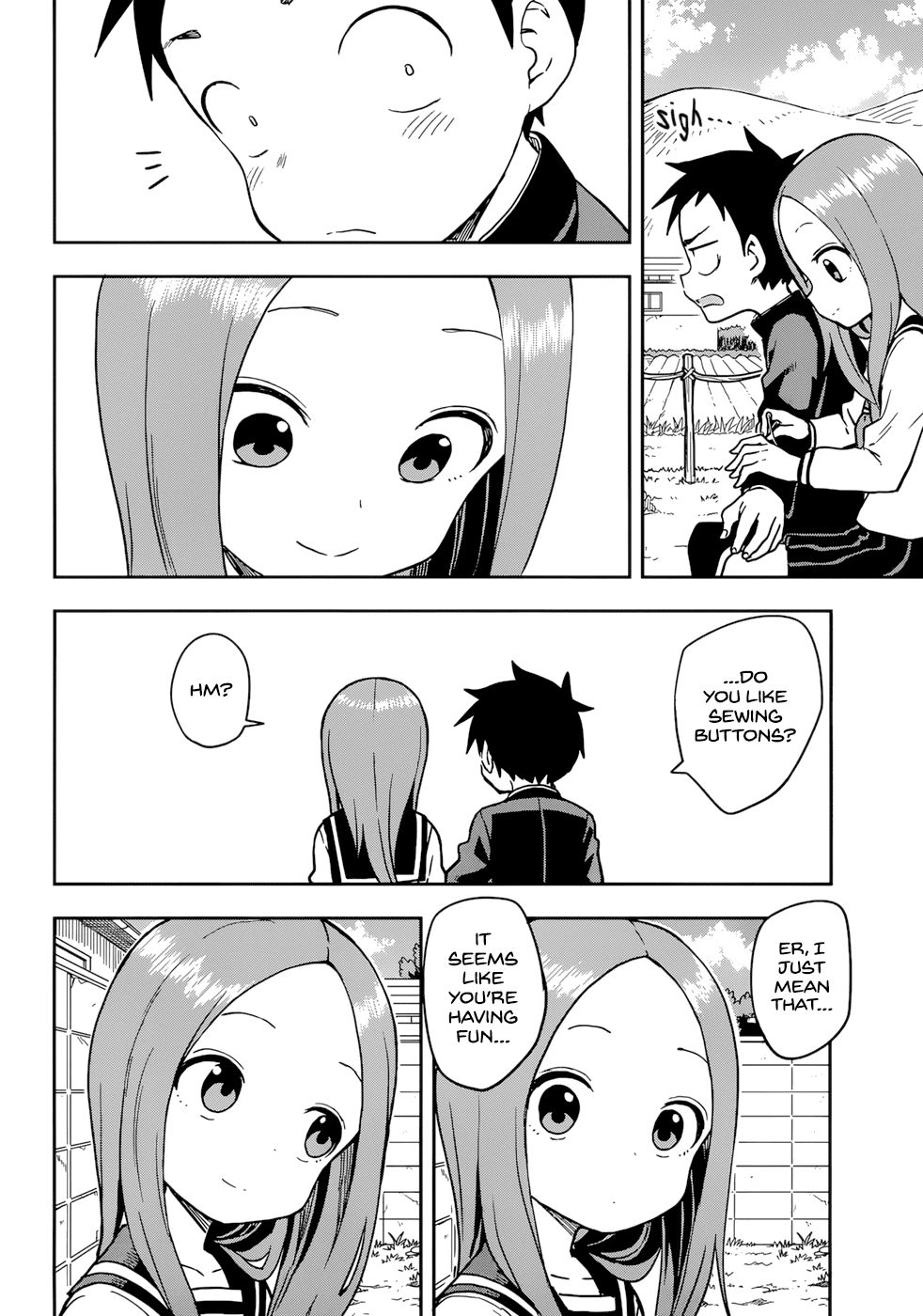 Karakai Jouzu No Takagi-San - Chapter 152: Button