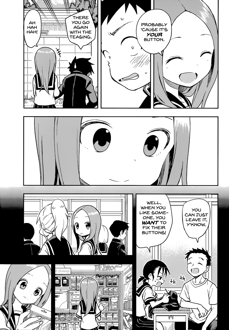 Karakai Jouzu No Takagi-San - Chapter 152: Button