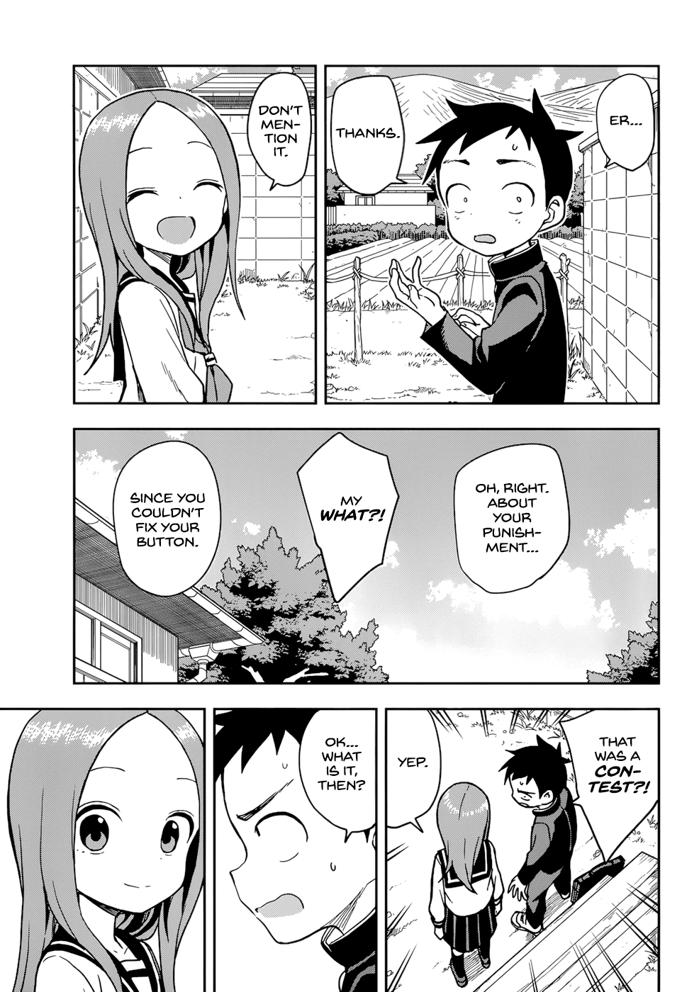 Karakai Jouzu No Takagi-San - Chapter 152: Button