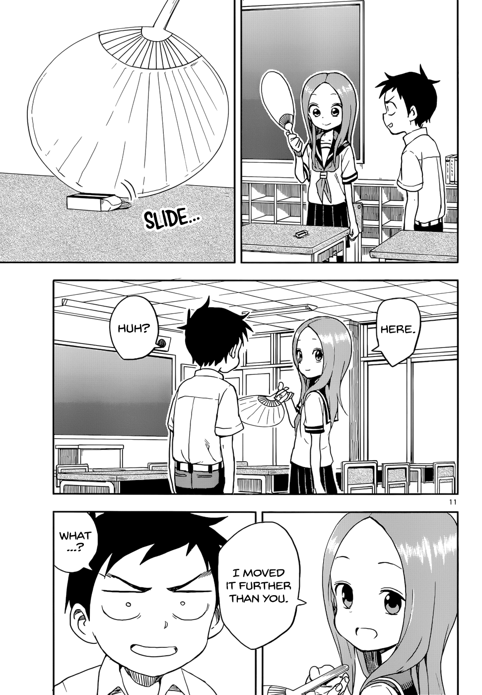 Karakai Jouzu No Takagi-San - Chapter 86: Fan