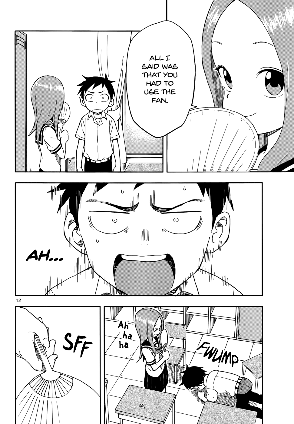 Karakai Jouzu No Takagi-San - Chapter 86: Fan