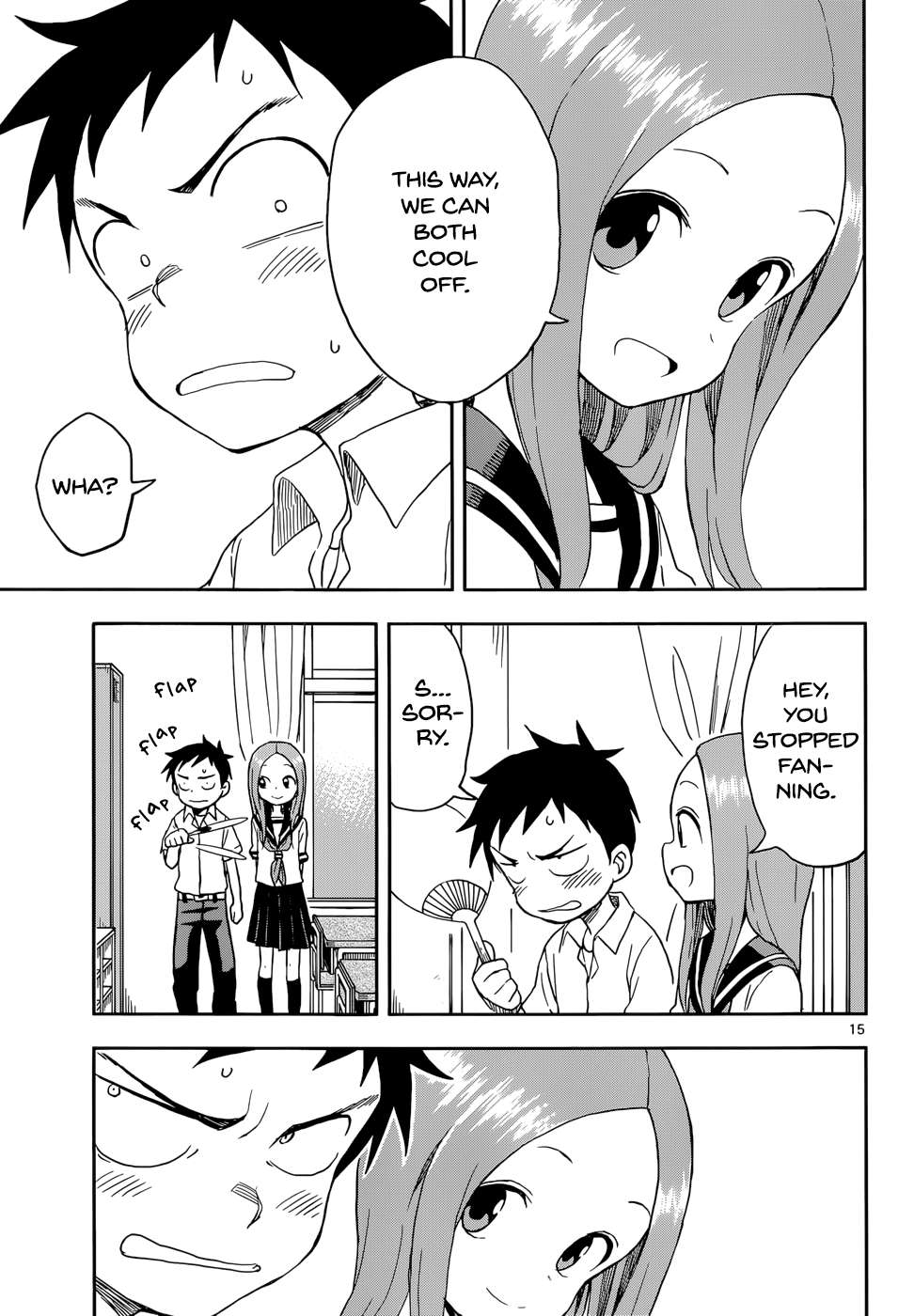 Karakai Jouzu No Takagi-San - Chapter 86: Fan