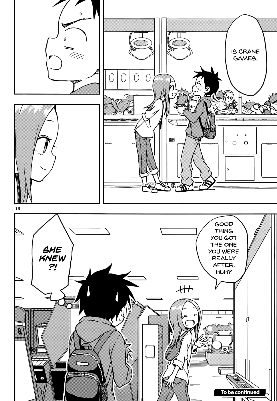 Karakai Jouzu No Takagi-San - Chapter 106: Crane Games