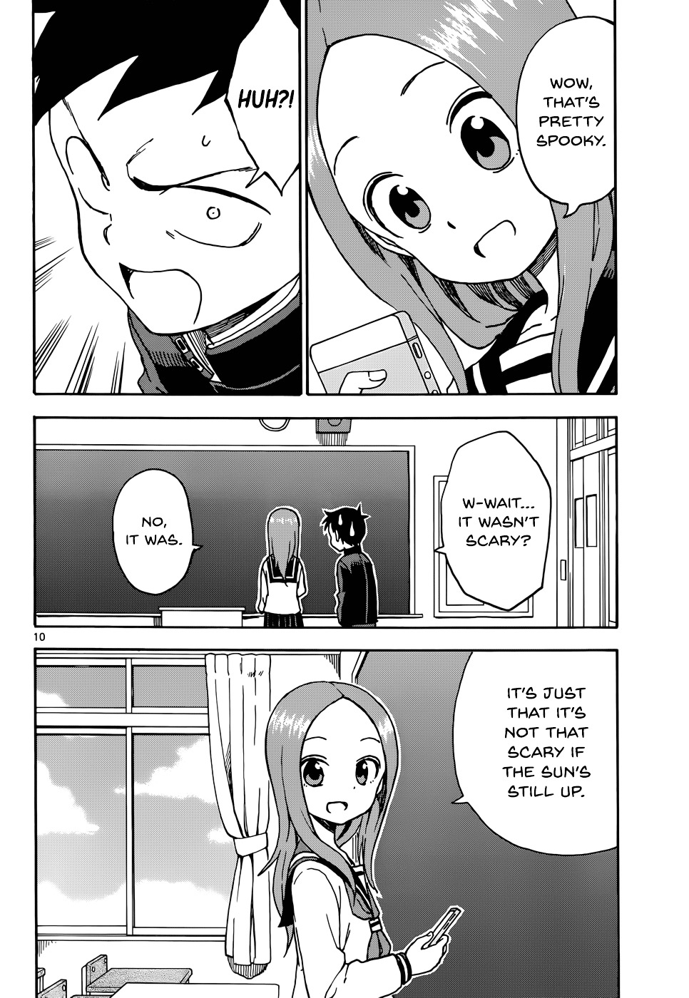 Karakai Jouzu No Takagi-San - Chapter 42 : Horror