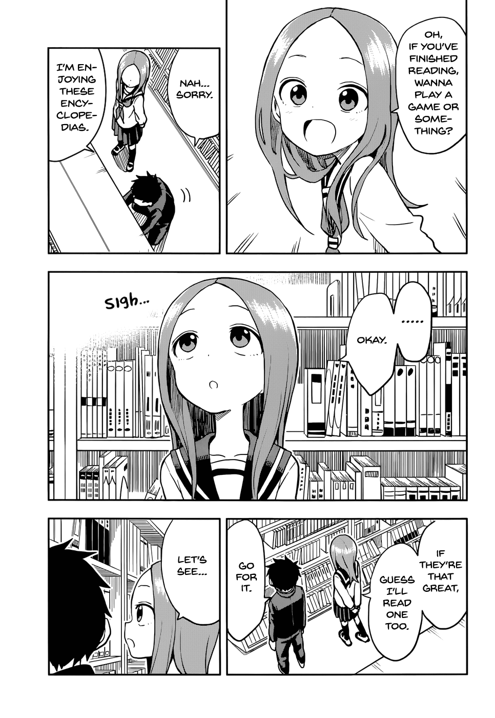 Karakai Jouzu No Takagi-San - Chapter 127: Reflexes