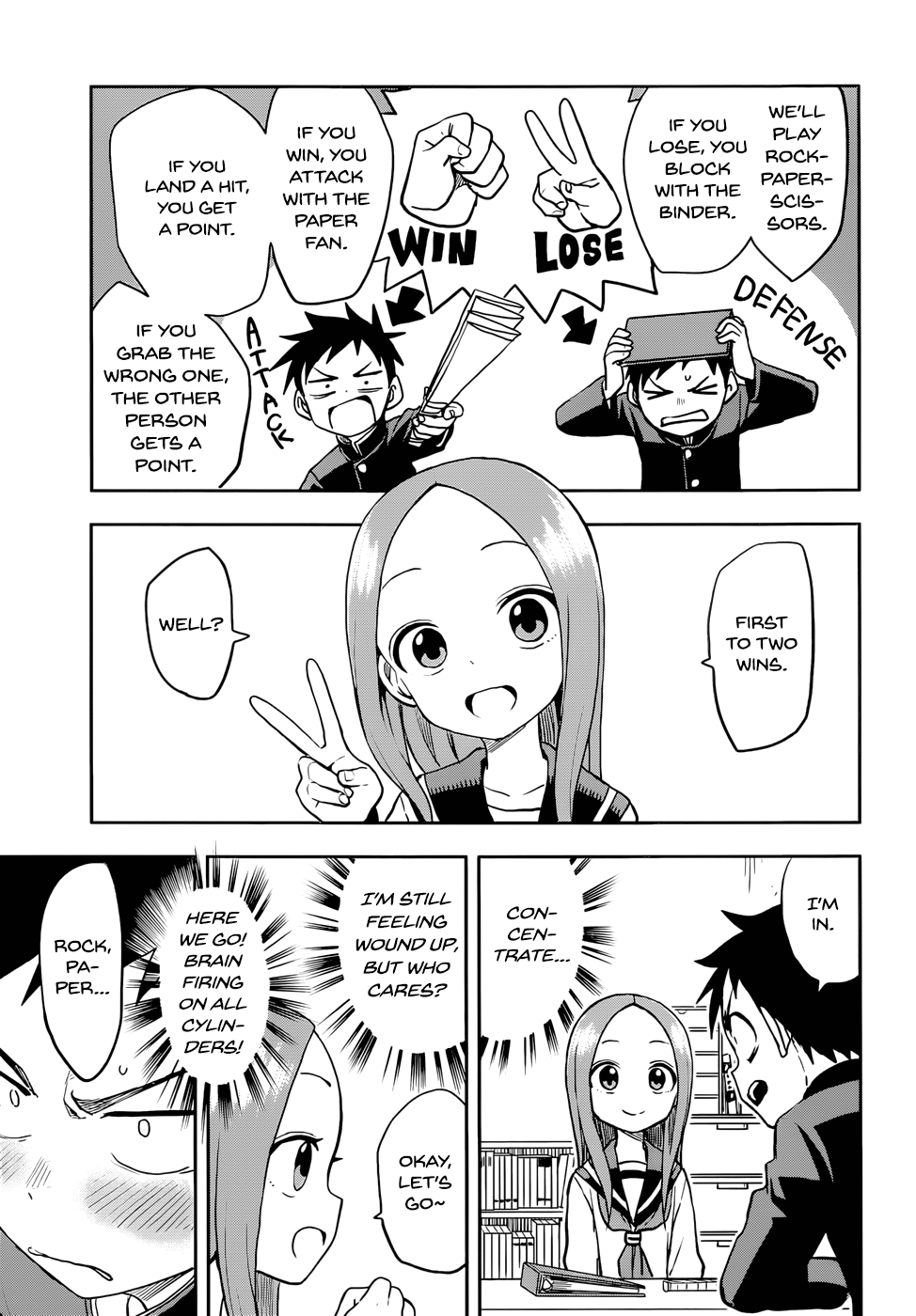 Karakai Jouzu No Takagi-San - Chapter 127: Reflexes