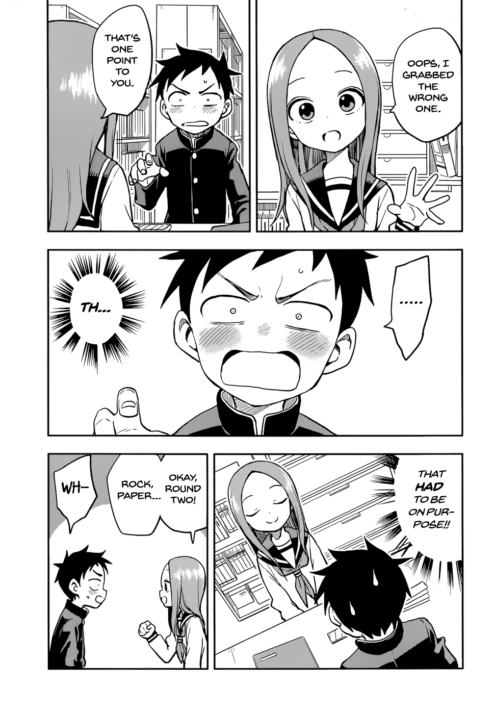 Karakai Jouzu No Takagi-San - Chapter 127: Reflexes