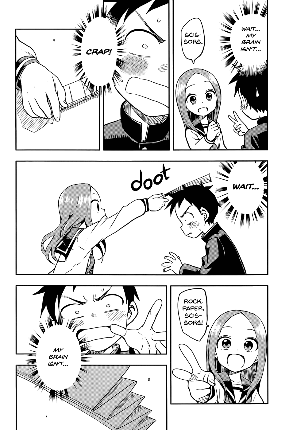 Karakai Jouzu No Takagi-San - Chapter 127: Reflexes