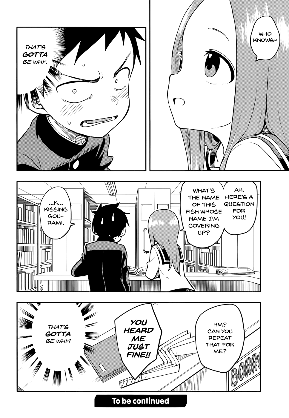 Karakai Jouzu No Takagi-San - Chapter 127: Reflexes