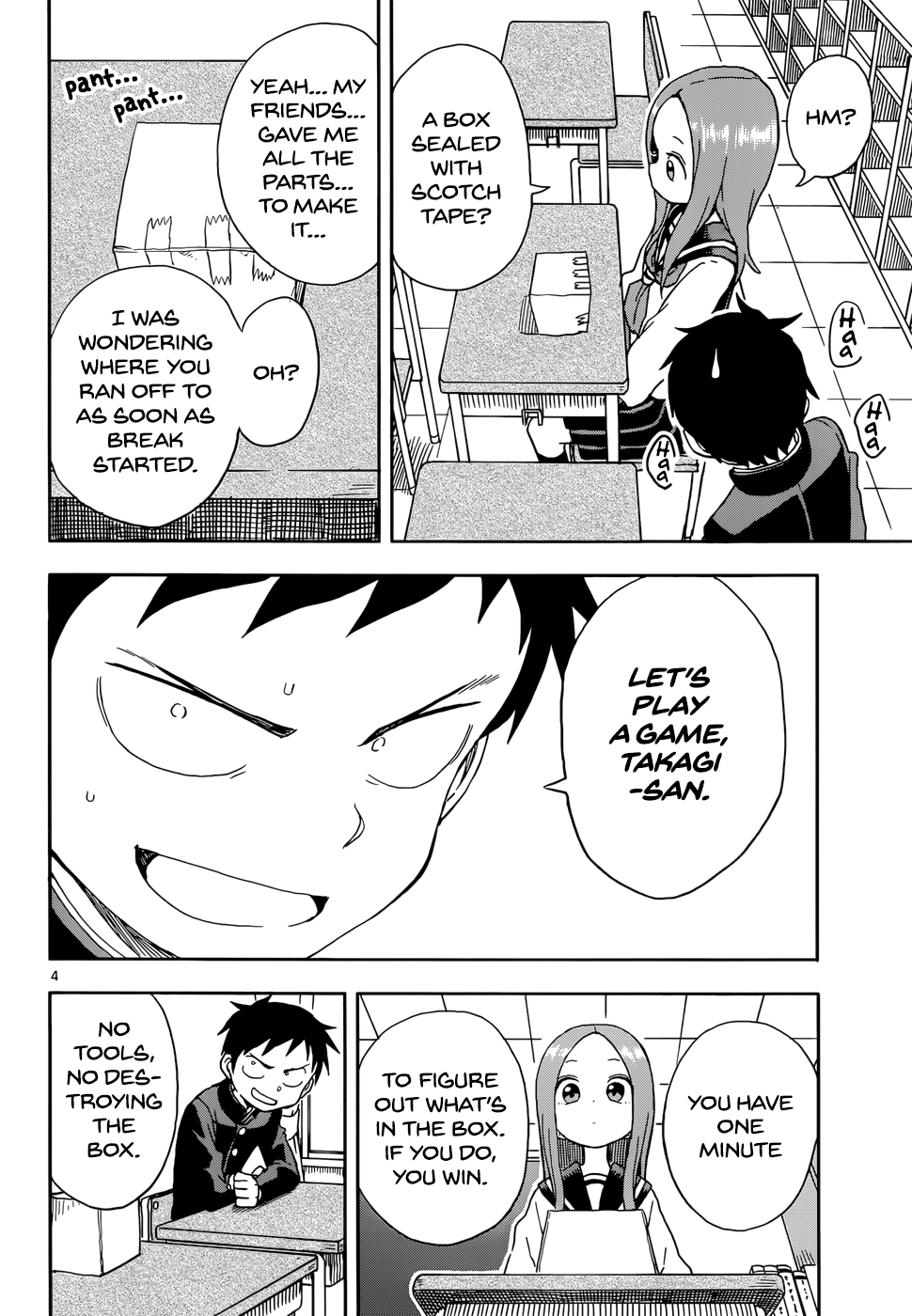 Karakai Jouzu No Takagi-San - Chapter 87: Box