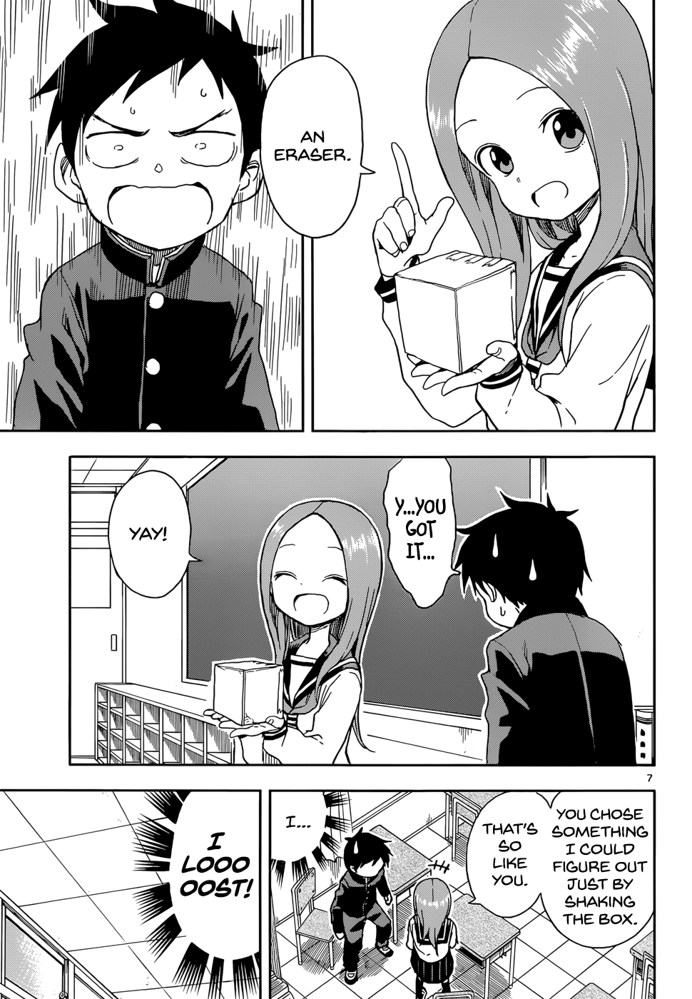 Karakai Jouzu No Takagi-San - Chapter 87: Box