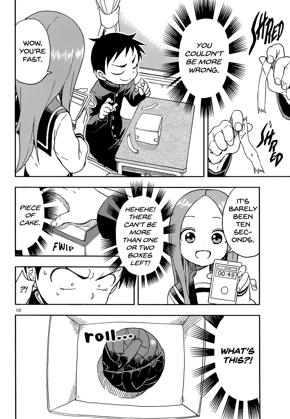 Karakai Jouzu No Takagi-San - Chapter 87: Box