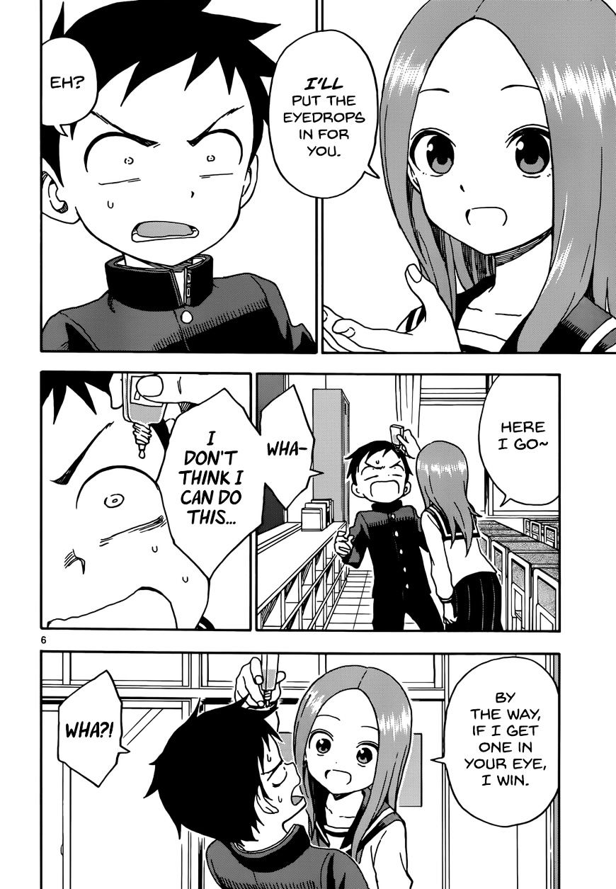 Karakai Jouzu No Takagi-San - Chapter 56 : Eyedrops